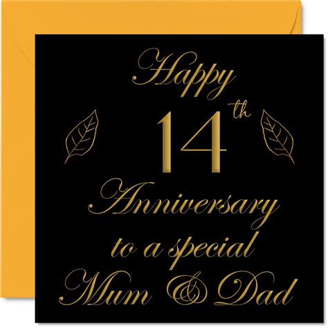 Buy Special Ivory Anniversary Card For Dad Mum Parents Special Mum