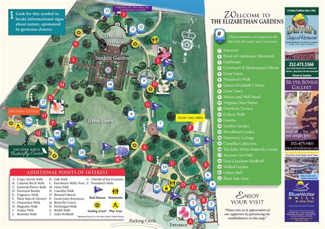 Map | OBX Family Vacation | Grow Memories | Elizabethan Gardens