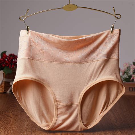 [usd 6 85] women s high waist underwear middle aged elderly mother s modal pure cotton women s