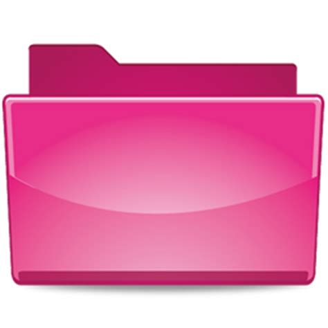 Pink Folder Icon Pink Folder Icon Png Free Transparent PNG Clipart
