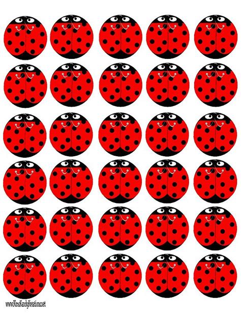 Ladybug Cutouts Ladybug Template Cut Outs Coloring Page These Printable Ladybug Cut Outs