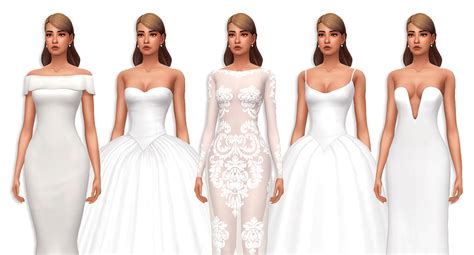 The Sims 4 Mm — Do You By Any Chance Have Cc Wedding Gowns If So
