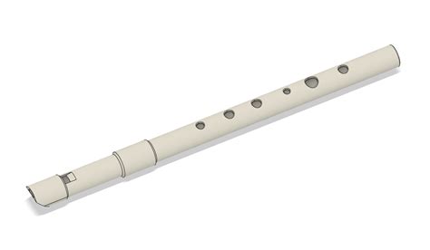 Tin Whistle By Acoustic Lemur Download Free Stl Model