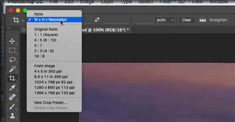 Photoshop Tip How To Crop And Resize A Photo To Exact Dimensions In One