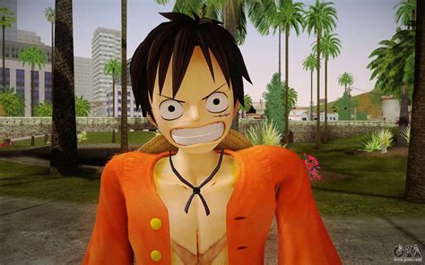 One Piece Monkey D Luffy For Gta San Andreas