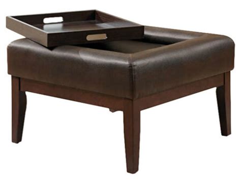 Only 3 available and it's in more than 20 people's carts. 36 Top Brown Leather Ottoman Coffee Tables