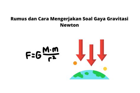 Rumus Dan Cara Mengerjakan Soal Gaya Gravitasi Newton