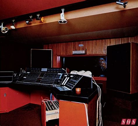 The Old Control Room At Musicland Studios Munich Kitchen Appliances