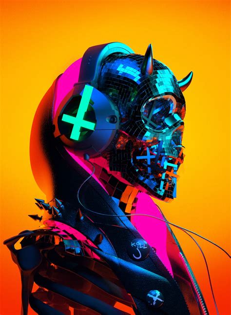 Auʇıɔɥɹısʇ On Behance Cyberpunk Art Cyberpunk Aesthetic Cyberpunk