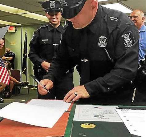 Three New Lincoln Park Police Officers Sworn In The News Herald