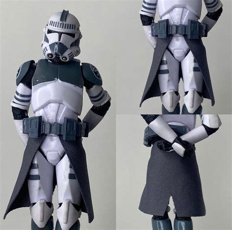112 Custom Realistic Grey Kama For Clone Trooper Black Series Etsy