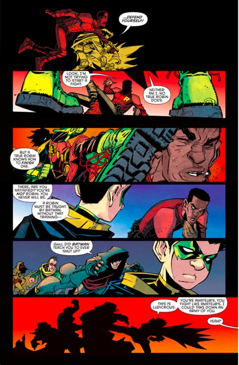 Robin Damian Wayne Confronts We Are Robin Comicnewbies