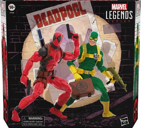 Marvel Legends Exclusives Deadpool And Bob Agent Of Hydra