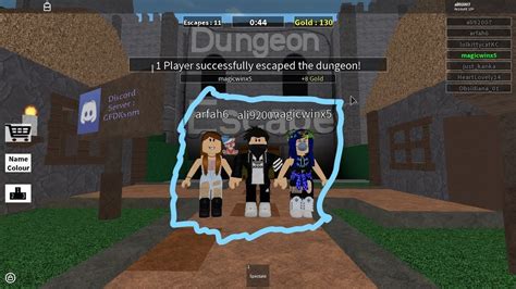 Roblox Dungeon Escape 3 W Arfah6 Magicwinx5 Youtube