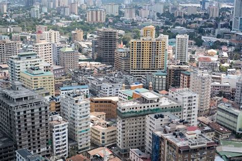 premium photo aerial view of dar es salaam capital of tanzania in africa