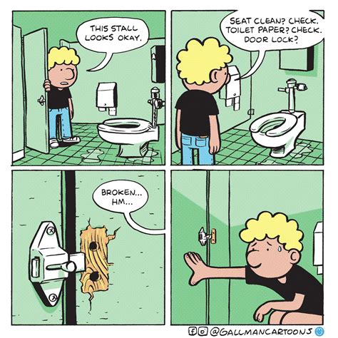 Choosing A Bathroom Stall R Comics