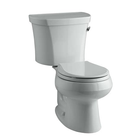 Free two day shipping available. Kohler Wellworth Two-Piece Round-Front 1.28 GPF Toilet ...