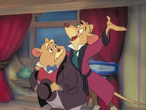 Basil And Dr Dawson The Great Mouse Detective Disney Animated