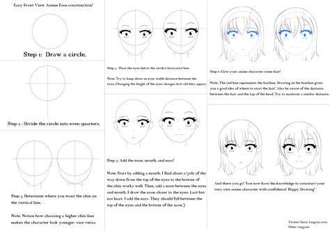 Easy Anime Face If You Want To Draw Your Favorite Character Or Design