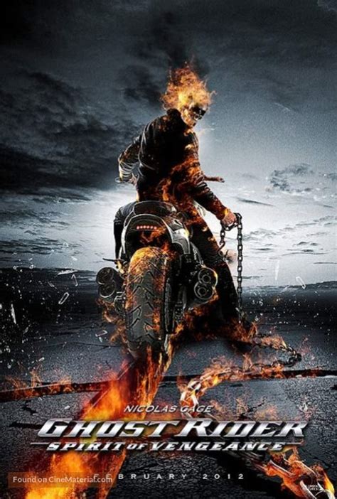 Ghost Rider Spirit Of Vengeance 2011 Movie Poster