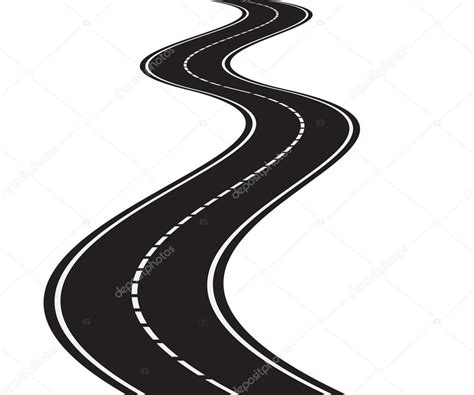 Perspective Of Curved Road Stock Vector Image By ©orelphoto2 81027710
