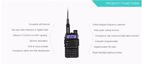 This radar detector can pick up some false signals, especially behind your vehicle. BAOFENG Baofeng DM-5R Plus Dual Band DMR Digital Radio ...