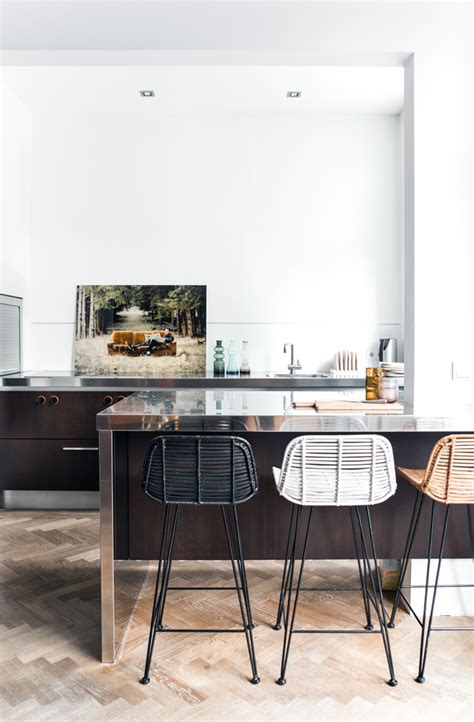 Hk living is an imaginative interior design brand based in amsterdam. HKliving | rattan bar stool black