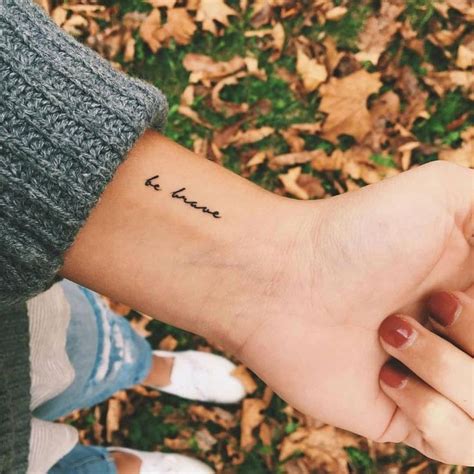 Meaningful Word Wrist Tattoo Wrist Tattoos For Women Wrist Tattoos