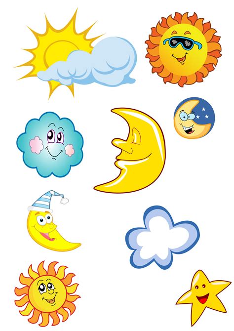 Best Sun And Clouds Clipart 19983