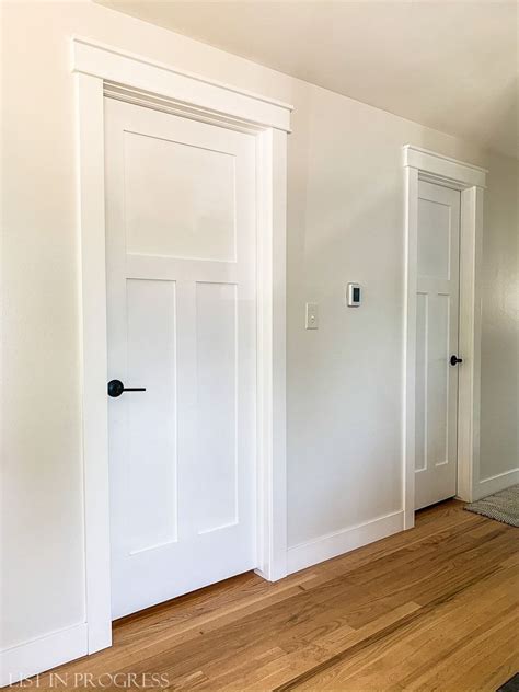 Favorite Behr White Paint Colors List In Progress Craftsman Style Doors White Paint Colors
