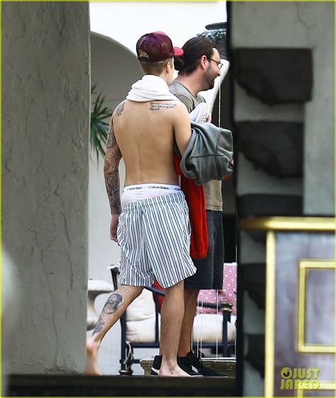 justin bieber goes shirtless for a swim at the versace mansion photo 3528503 justin bieber