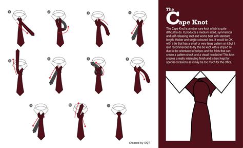 How To Tie A Cape Knot 12 Of 21 By Dqt Ukbloghow