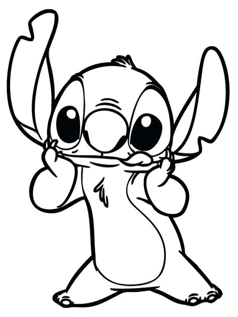 Cute Stitch Drawing at GetDrawings | Free download
