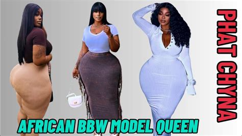Phat Chyna Plus Size Nigerian Fashion Model African Curvy Queen