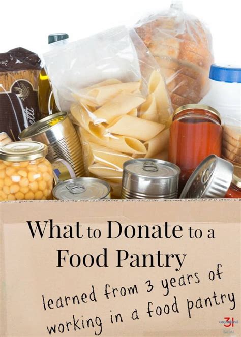 What To Donate To A Food Pantry With Images Food Pantry Food