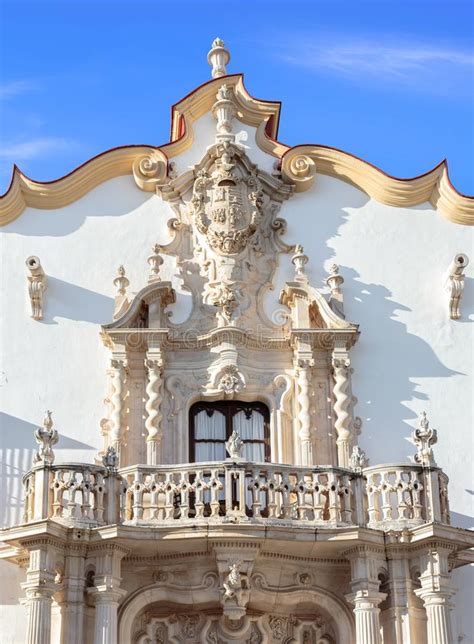 Fachada Barroco De Marques De La Gomera Palace Em Osuna A Cidade Ducal Declarou Um Local Hist