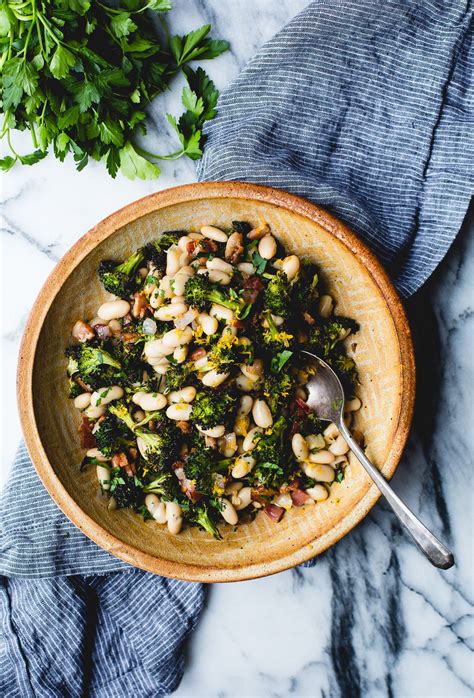 Vegan recipes using great northern beans! Great Northern Beans Recipe with Roasted Broccoli and ...