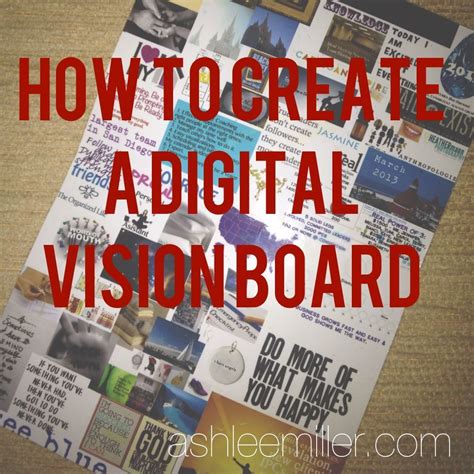 Vision Board How To Create A Digital Vision Board Digital Vision