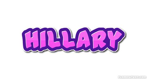 Hillary Logo Free Name Design Tool From Flaming Text