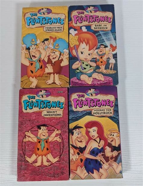 Hanna Barbera The Flintstones Lot Of Vhs Tapes Classic Animated Cartoons Ebay In