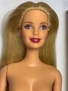 Barbie Nude Blonde Doll Only Cut N And Style Styling Fun Long