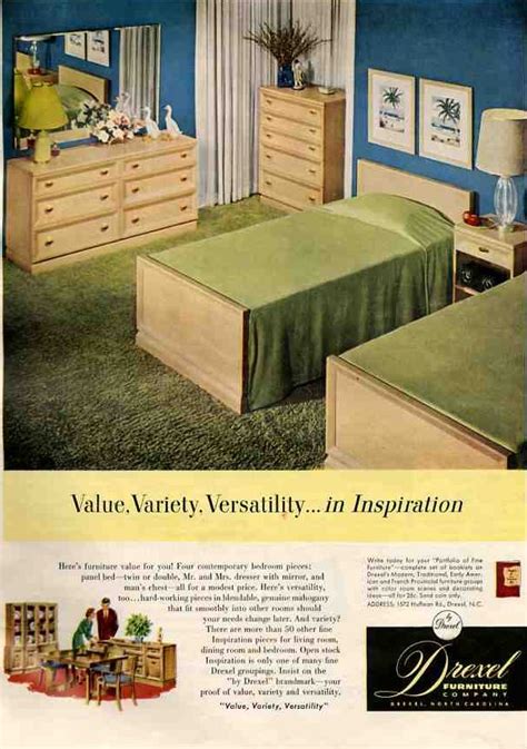 Check spelling or type a new query. 50s bedroom - a very typical bedroom set of Drexel ...