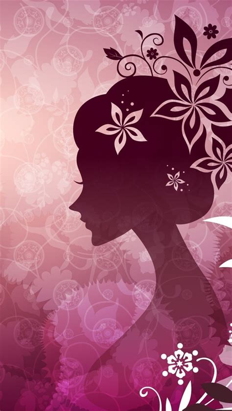 Al iniciar el programa, este te va abrir un fondo de una chica. Fondos de pantalla Vector de la mujer con el tema de flores de color rosa 1920x1200 HD Imagen