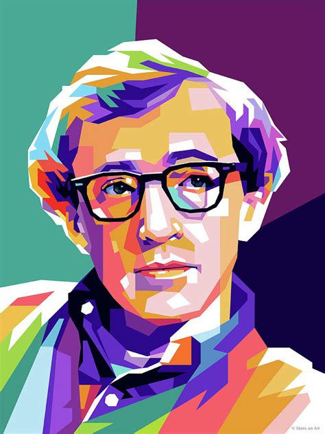Woody Allen Digital Art By Stars On Art