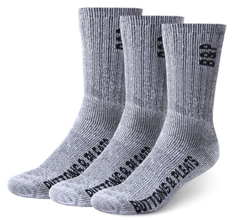 Buttons And Pleats Premium Merino Wool Hiking Socks Outdoor Trail Crew