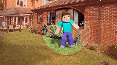 5 Times Minecraft Caught On Camera And Spotted In Real Life 2 Youtube