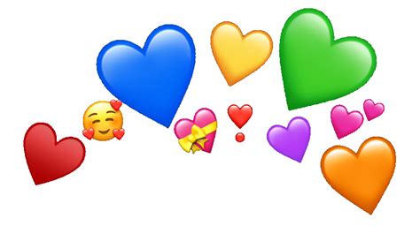 Wholesome Heart Emoji Meme Transparent