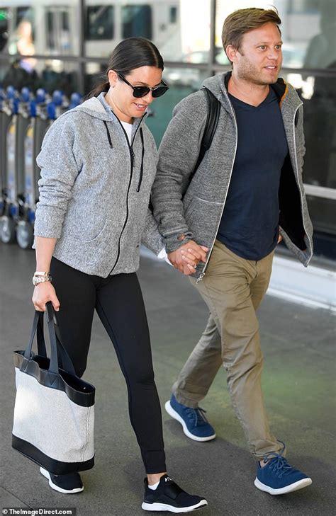 Lea Michele And Zandy Reich Look Thrilled In Matching Hoodies As They