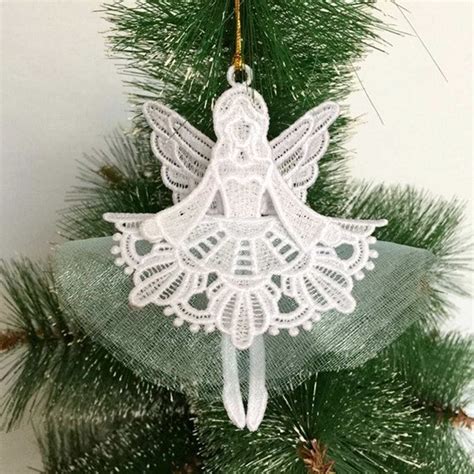 3d Fsl Angels Free Standing Lace Machine Embroidery