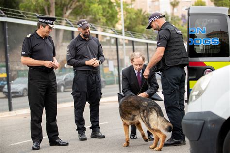 Governor Visits Gibraltar Defence Police Your Gibraltar Tv Ygtv